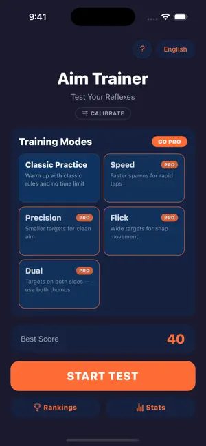 Aim Trainer - Tap & Reflex screenshot 1