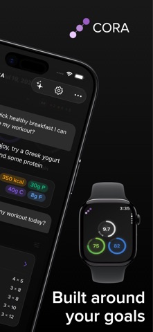 Cora - Personal Fitness Coach iPhone screenshot