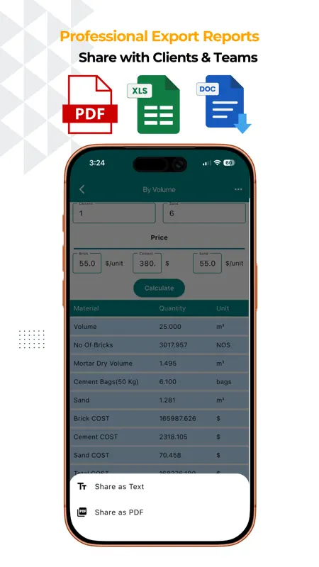 Construction Calculator A1 screenshot 7 of 9