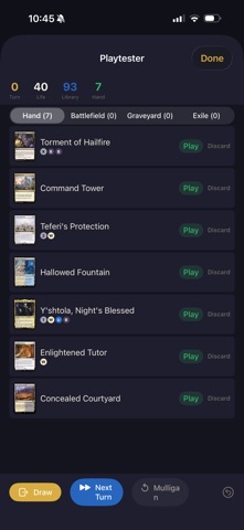 Planeskeeper: MTG Companion iPhone screenshot
