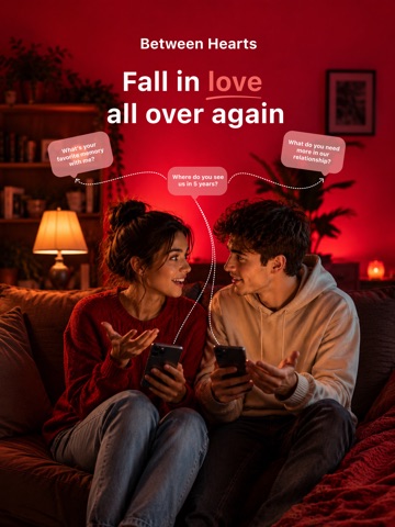 Between Hearts: Couple Quiz iPad screenshot