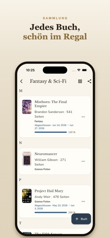 ShelfBuddy: Buch Tracker iPhone screenshot 3