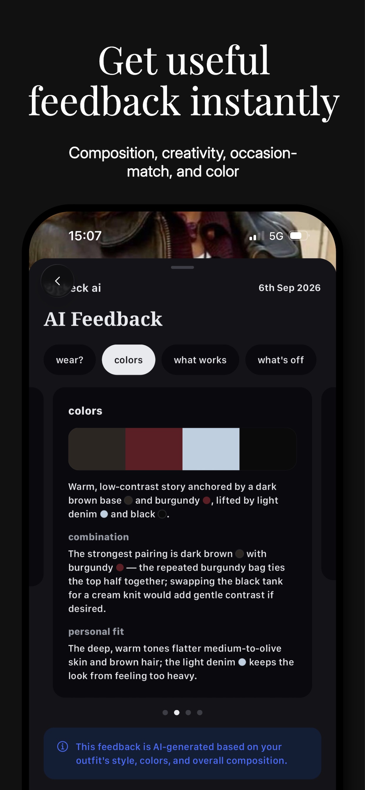 Screenshot 5 of Fitcheck AI - Outfit Rating