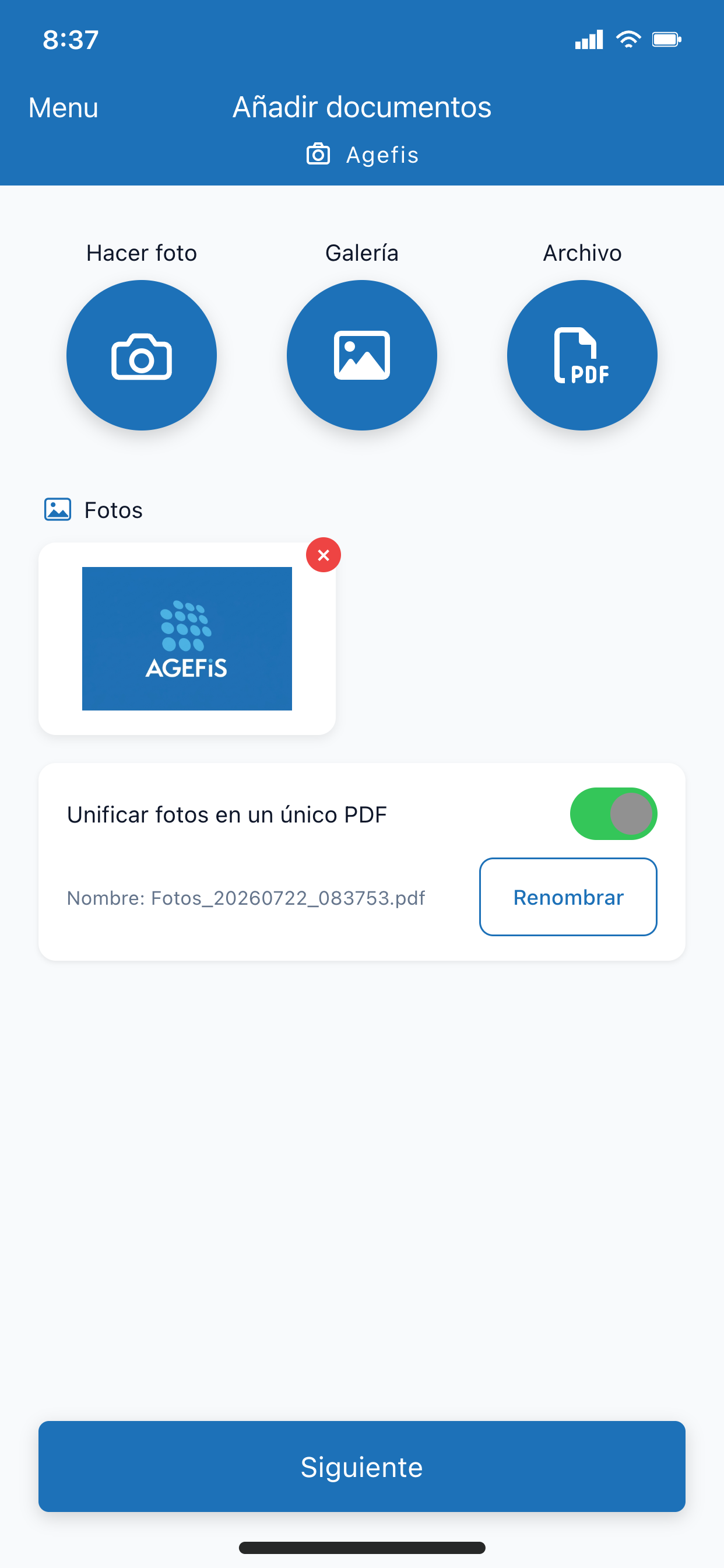 Agefis screenshot 4