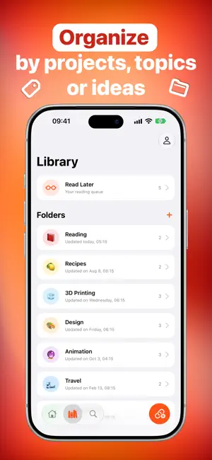 Leaf Bookmarks screenshot 4