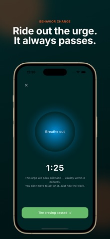 Quit Smoking Puff Counter iPhone screenshot