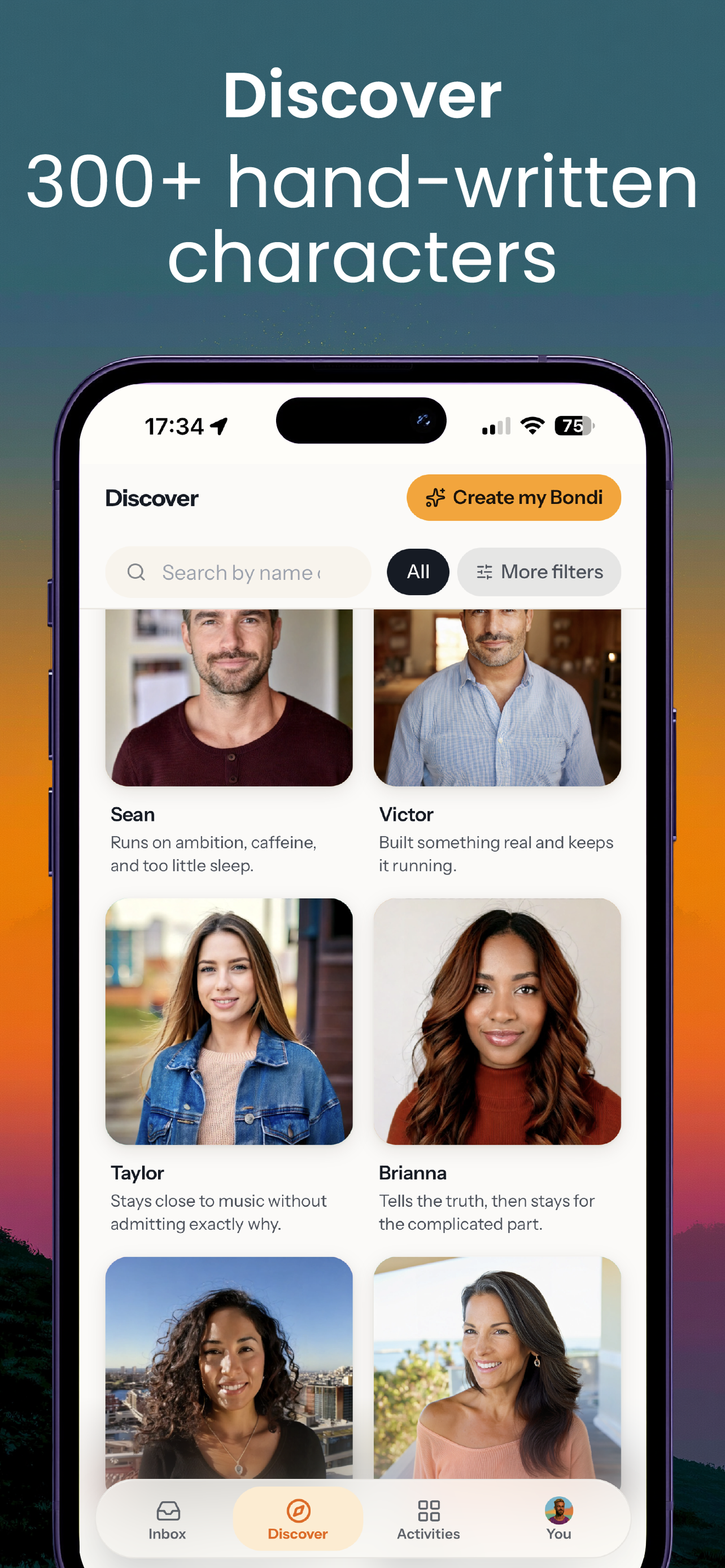 Bondi: AI Companion Chat screenshot 3