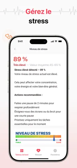 Capture d'écran de Heart Beat: Moniteur Cardiaque sur iPhone 4