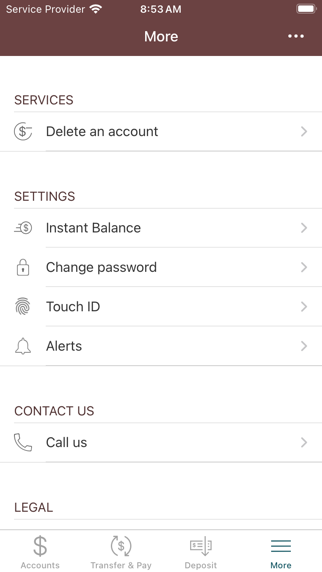 FMSB PB iPhone screenshot 4 - Finance app