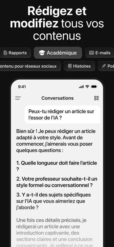 Chatbot App - Assistant IA screenshot 6 of 10