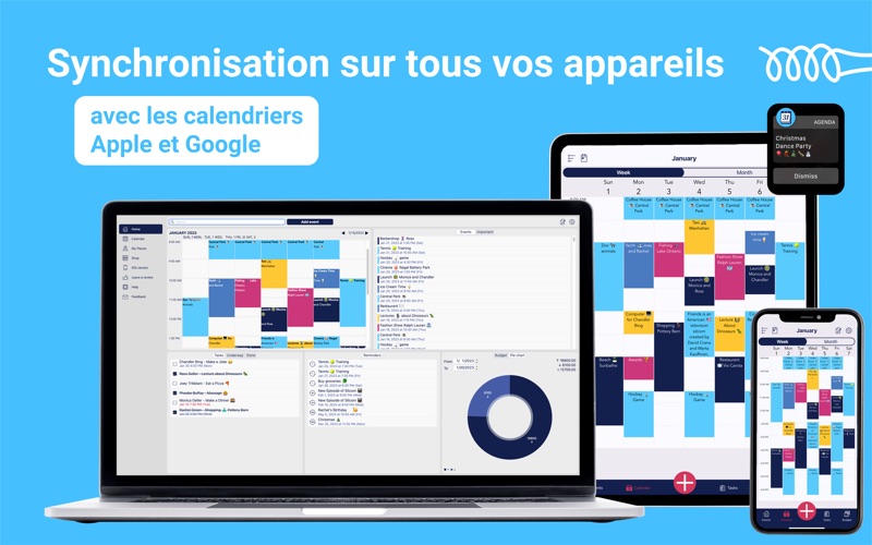 Screenshot #2 pour Agenda: Tâches & Planificateur