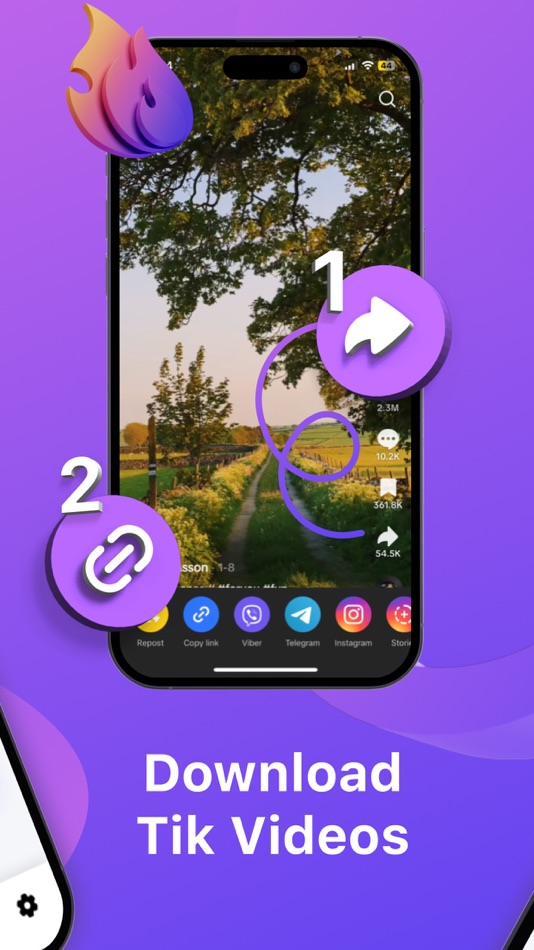 #2. SSSTik: Save Video & Repost (iOS) 来自: SSSTik