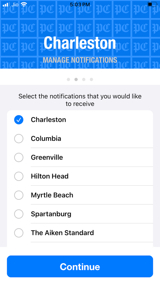 #1. The Post and Courier (iOS) Ved: Evening Post Interactive, LLC