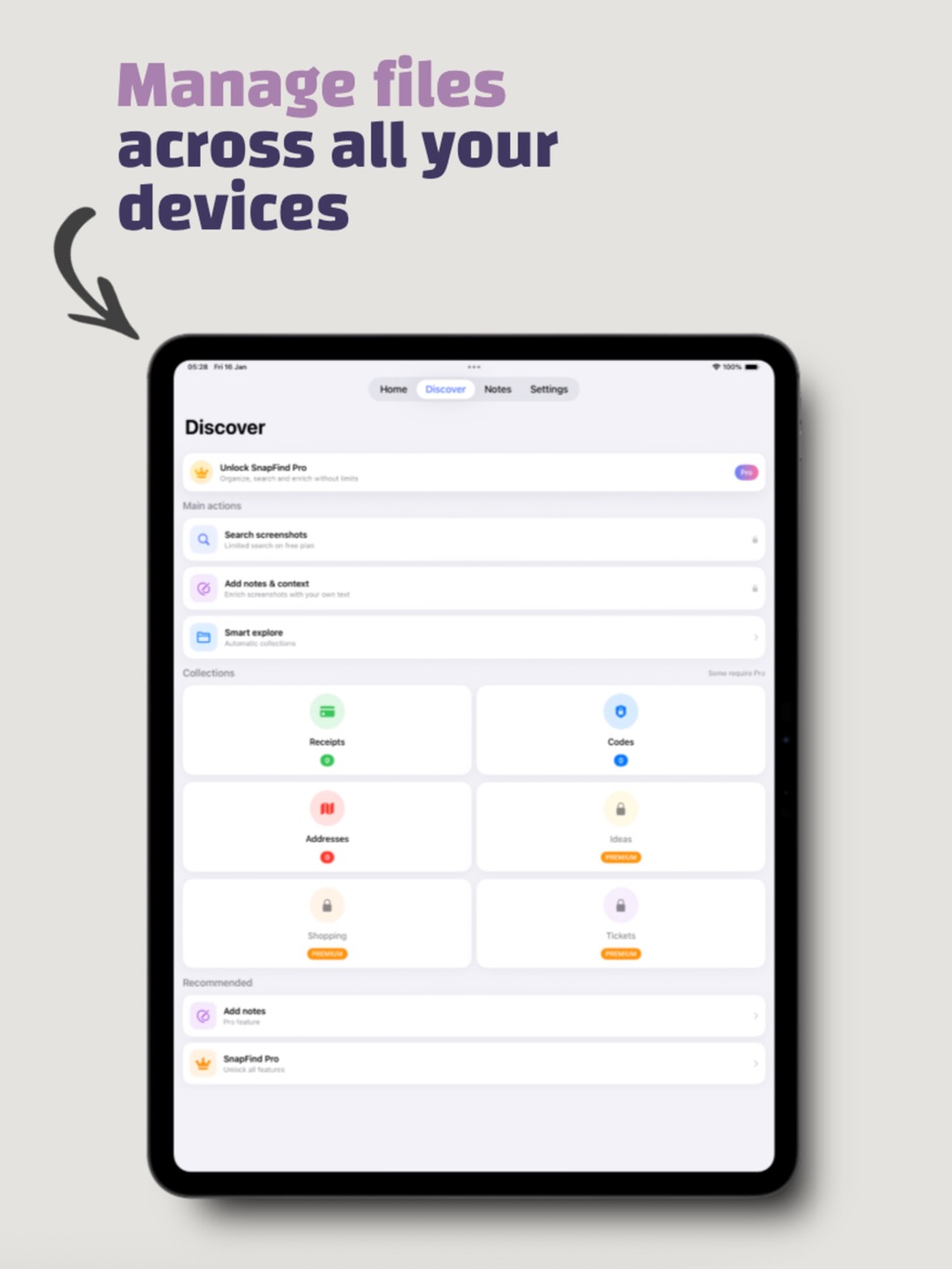 iPad screenshot
