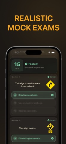 Nevada DMV Practice Test 2026 iPhone screenshot