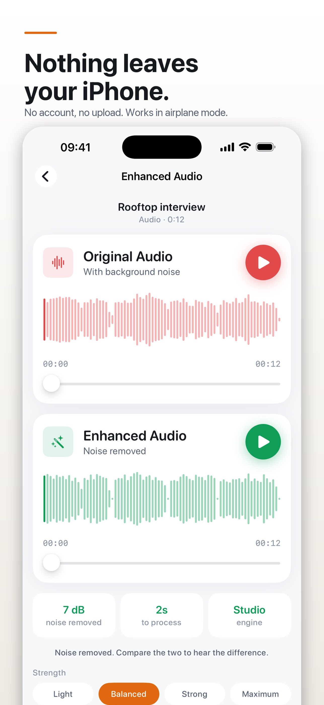 Screenshot 5 of AI Video & Audio Noise Remover