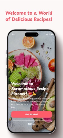 Scrumptious Recipe Planner screenshot
