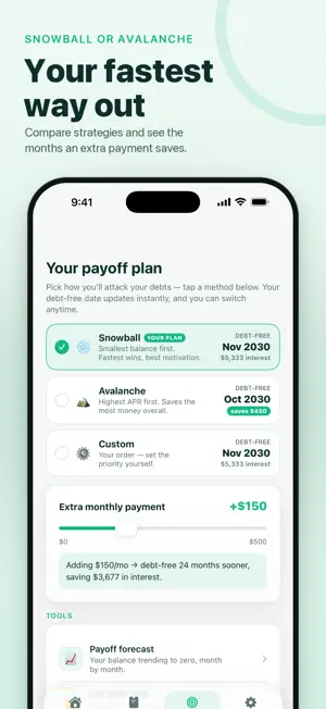 PayoffPath: Debt Payoff screenshot 2