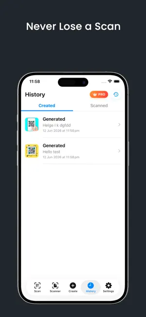 CodeLens: QR Code Scanner screenshot 3