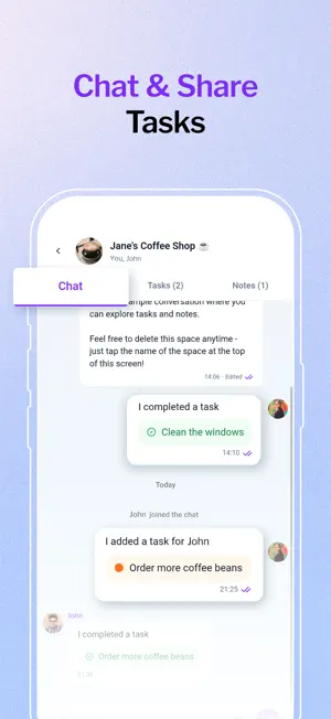 Workapp: Tasks, Chat & Notes screenshot 2