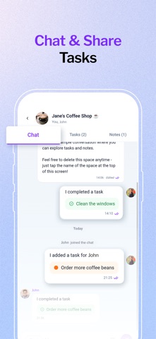 Workapp: Tasks, Chat & Notes app screenshot 2