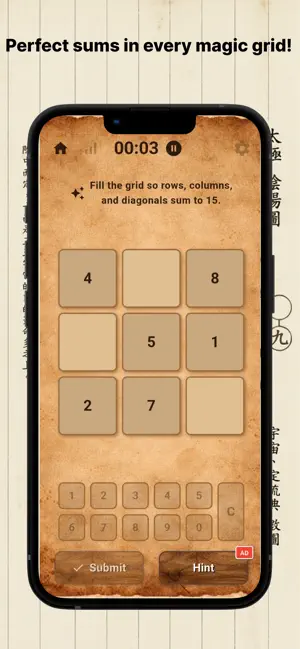 Magic Square & Hexagon Puzzle screenshot 3