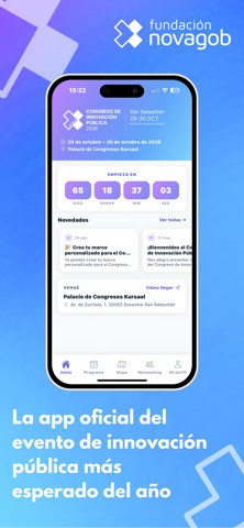 Congreso NovaGob iPhone screenshot 3