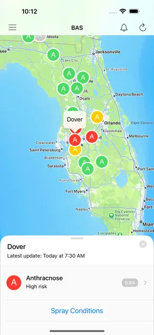 Blueberry Advisory System screenshot 2