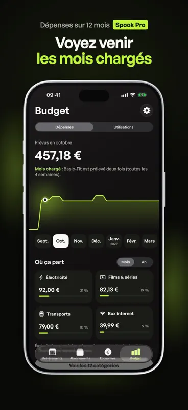Spook : Gérer ses abonnements screenshot 9 of 10