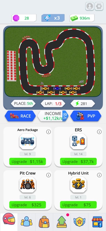 Race Hero: Idle Car Tycoon screenshot 2