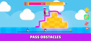 Obby & Friends: Draw and Jump! screenshot 2