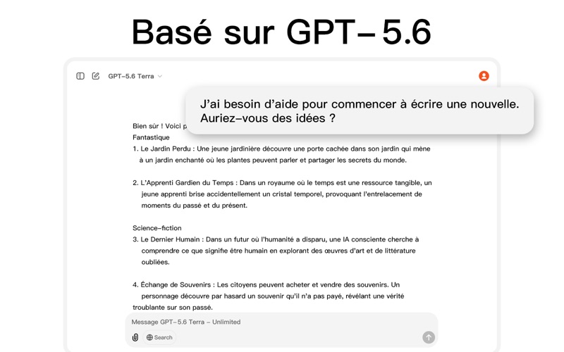 Screenshot #3 pour ChatBot5.6 - Français AI