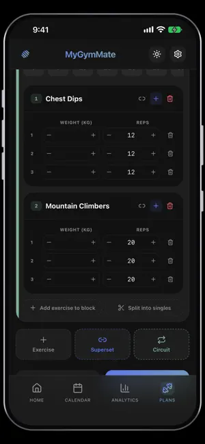 MyGymMate: Workout Log screenshot 3