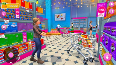 Supermarket Shopping 3D Games Screenshot