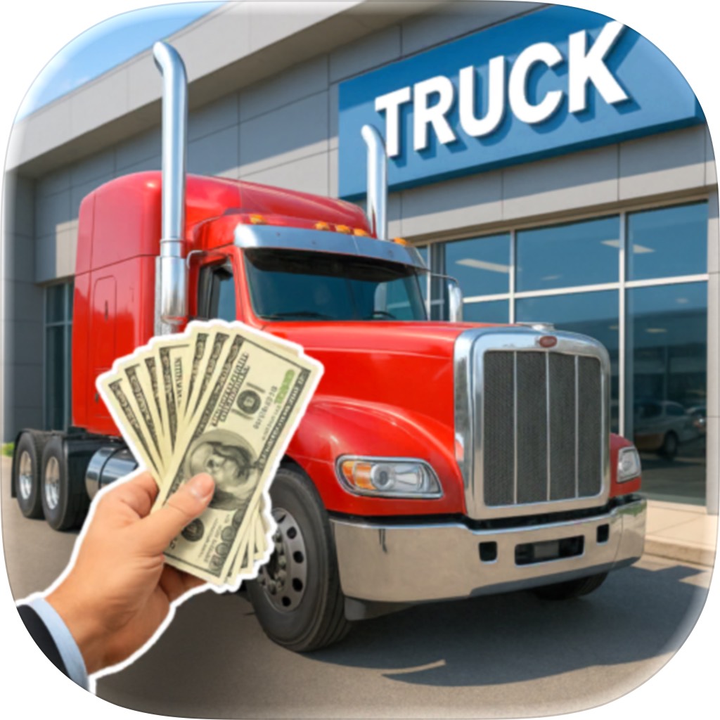 Apple App Store cover for Truck Dealer Simulator