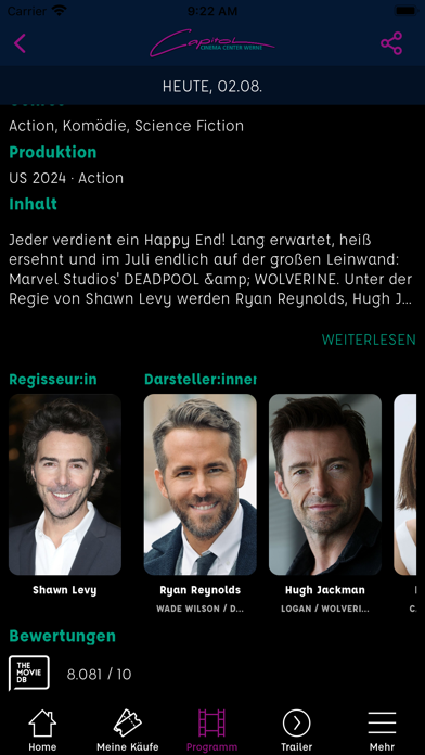 Capitol Cinema Center Werne Screenshot