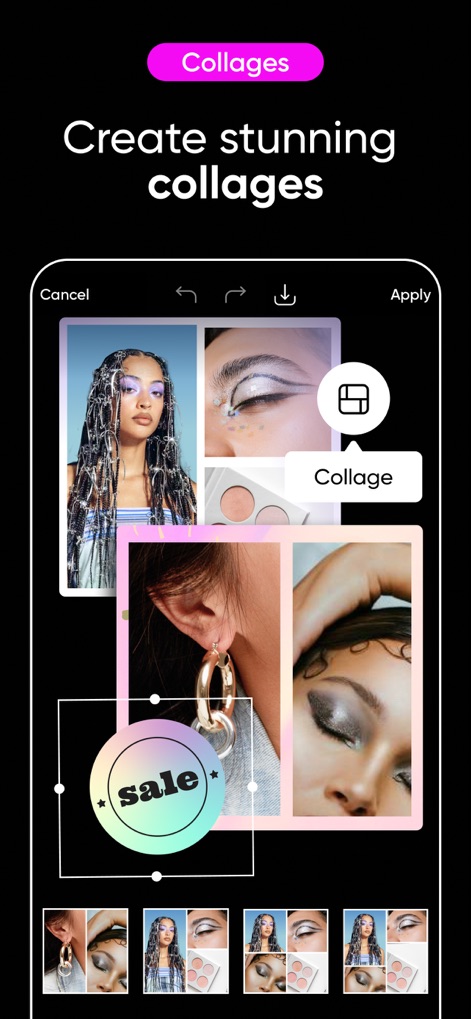 Picsart AI Photo Editor, Video - Dynamic Collage Creation
