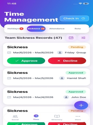 hellofriday-modern iPad screenshot