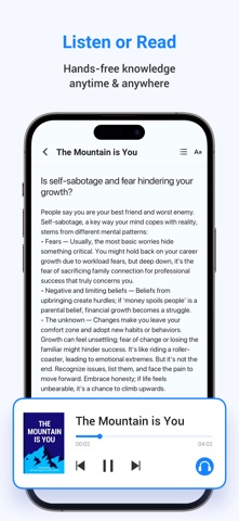 LeapAhead-Daily Book Cast App Store preview screenshot 4