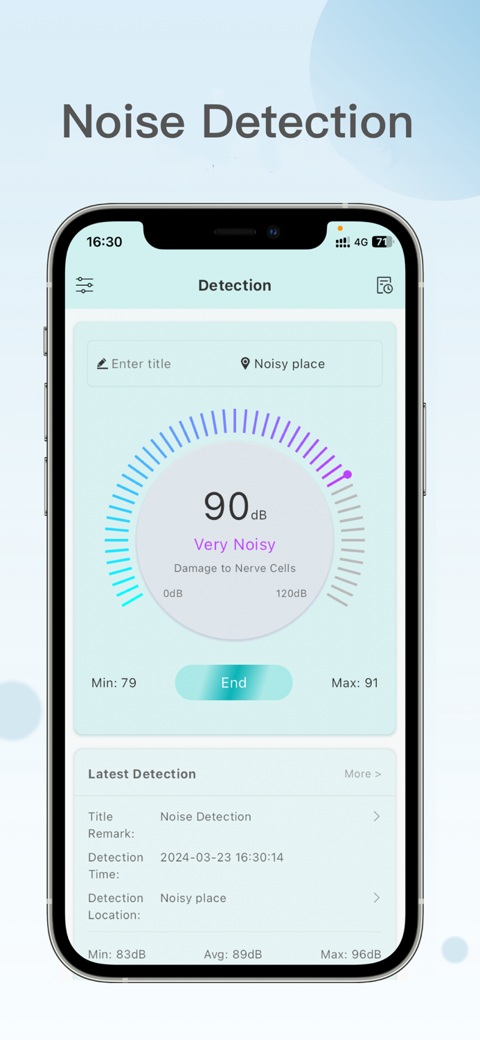 CJDecibel - Noise Detection