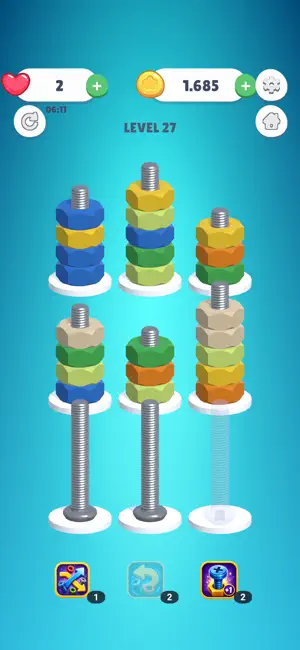 Nuts & Bolts Sorting Puzzle screenshot 4