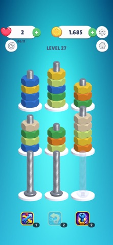 Nuts & Bolts Sorting Puzzle Screenshot 4 of 6