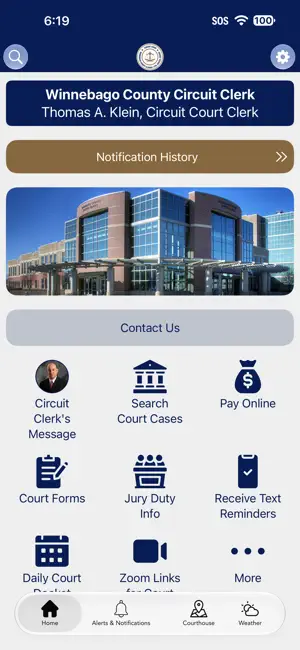 Winnebago Co. Circuit Clerk IL screenshot 1