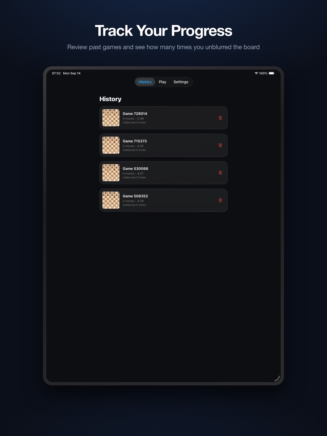 Screenshot 9 of Hardcore Blindfold Chess