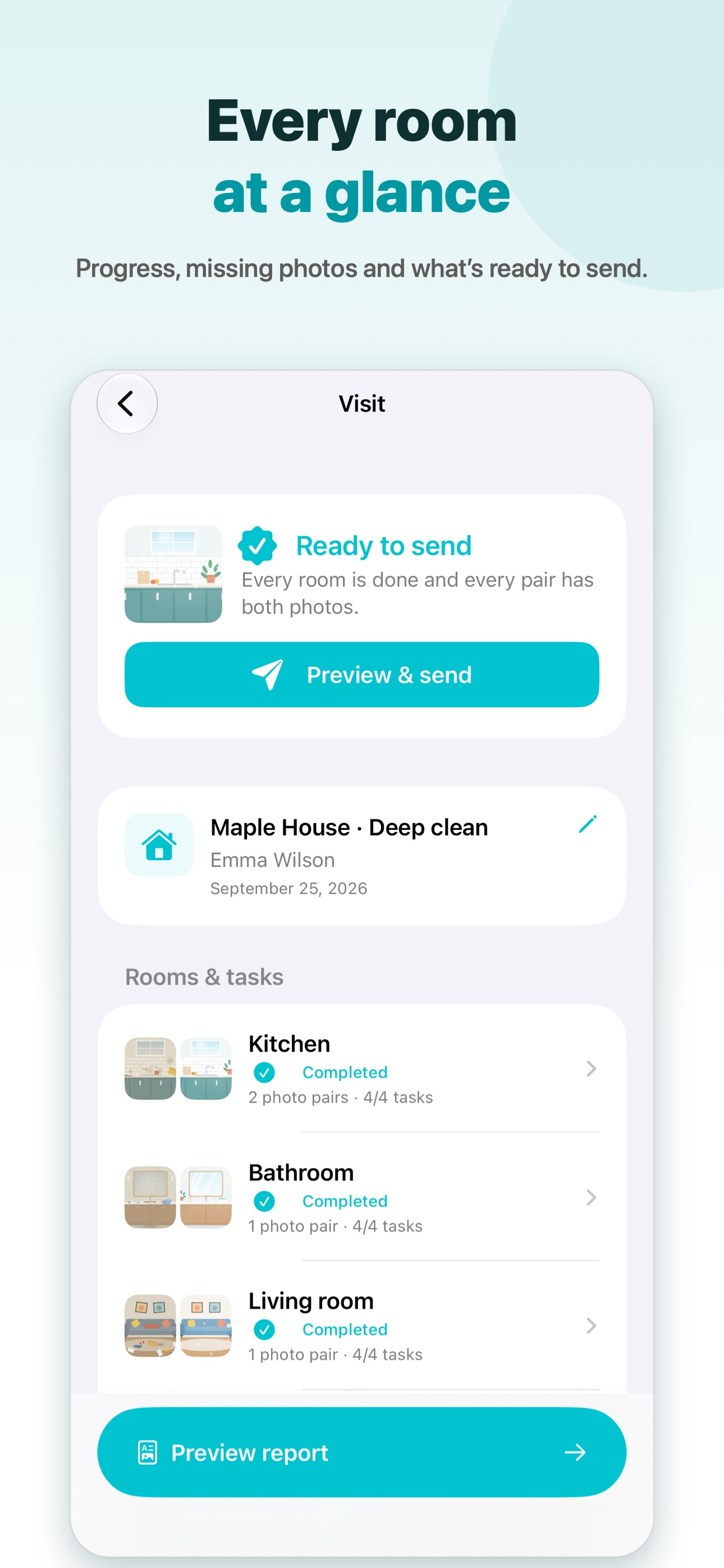 Screenshot 3 of NeatProof: Cleaning Reports