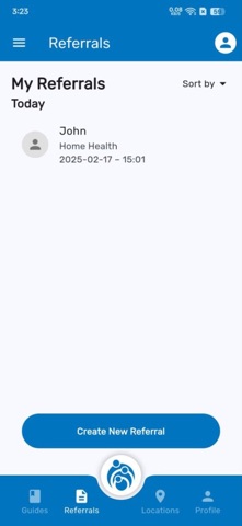 ProHealth Referral App screenshot