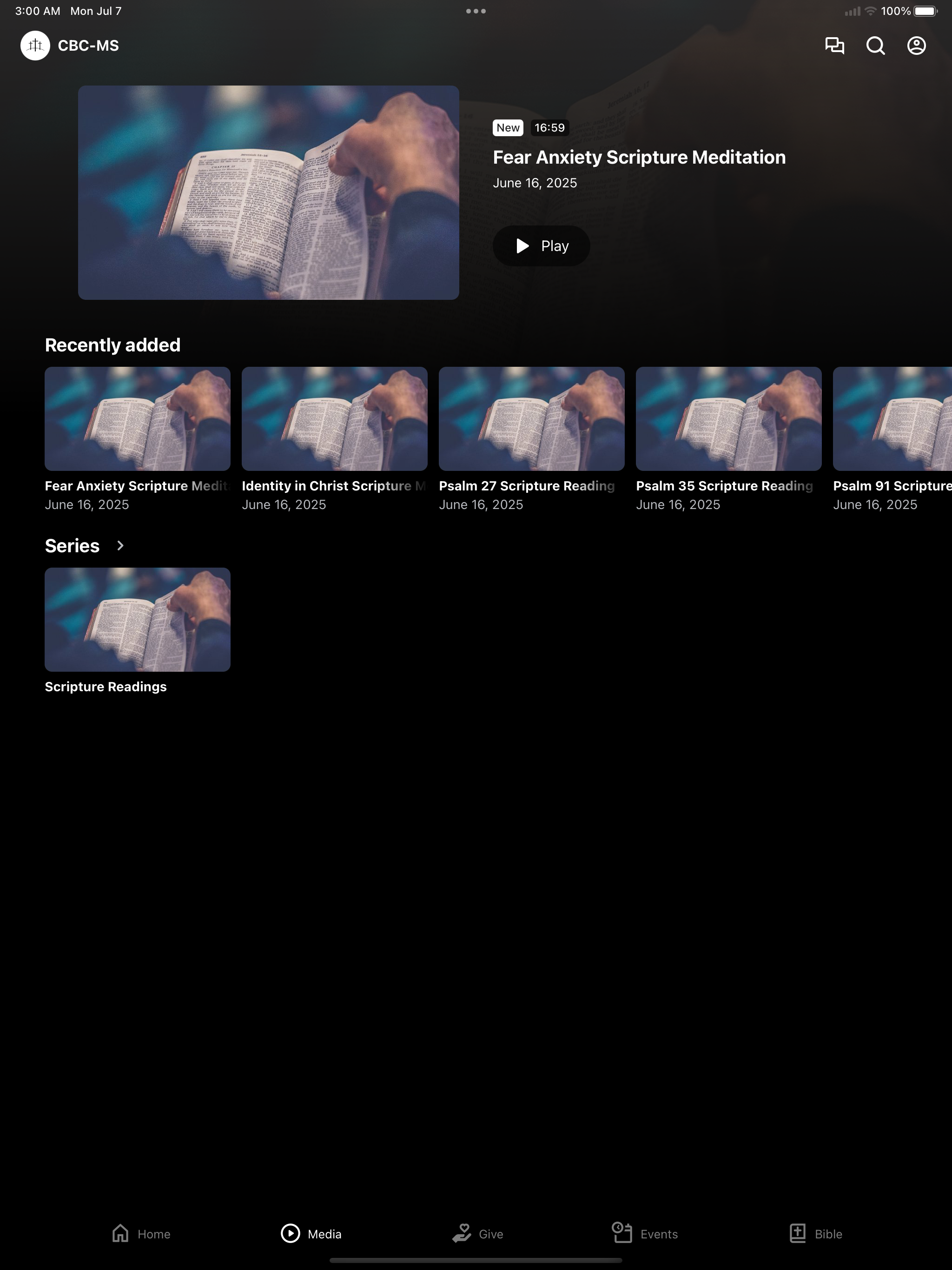 Calvary Baptist Church-MS screenshot 5