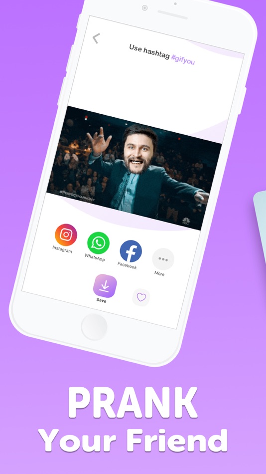 #2. Funny Face Swap Me - GifYou (iOS) 由: GTEAM LIMITED