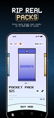 Sweeps Cards screenshot