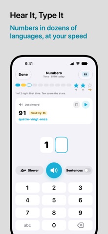 Numbers by Ear: Listen & Speak Screenshot 1 of 10